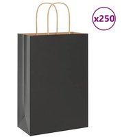 Bolsas De Papel Kraft Con Asas 250 Uds