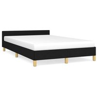 Estructura de cama con cabecero de tela 120x200 cm