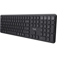Teclado Universal Trust Vaiya USB + RF Wireless + Bluetooth