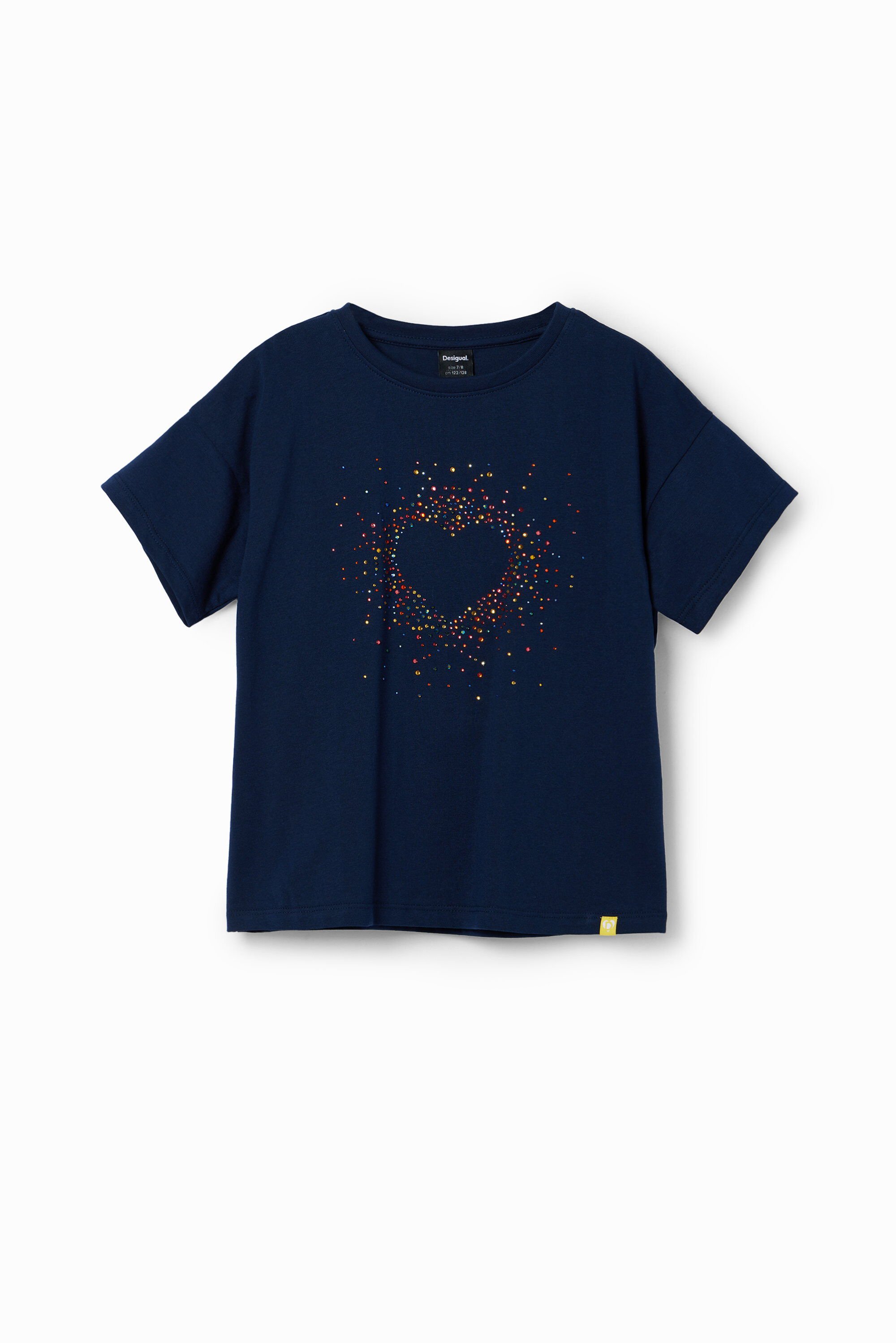 Camiseta Desigual Corazón Strass