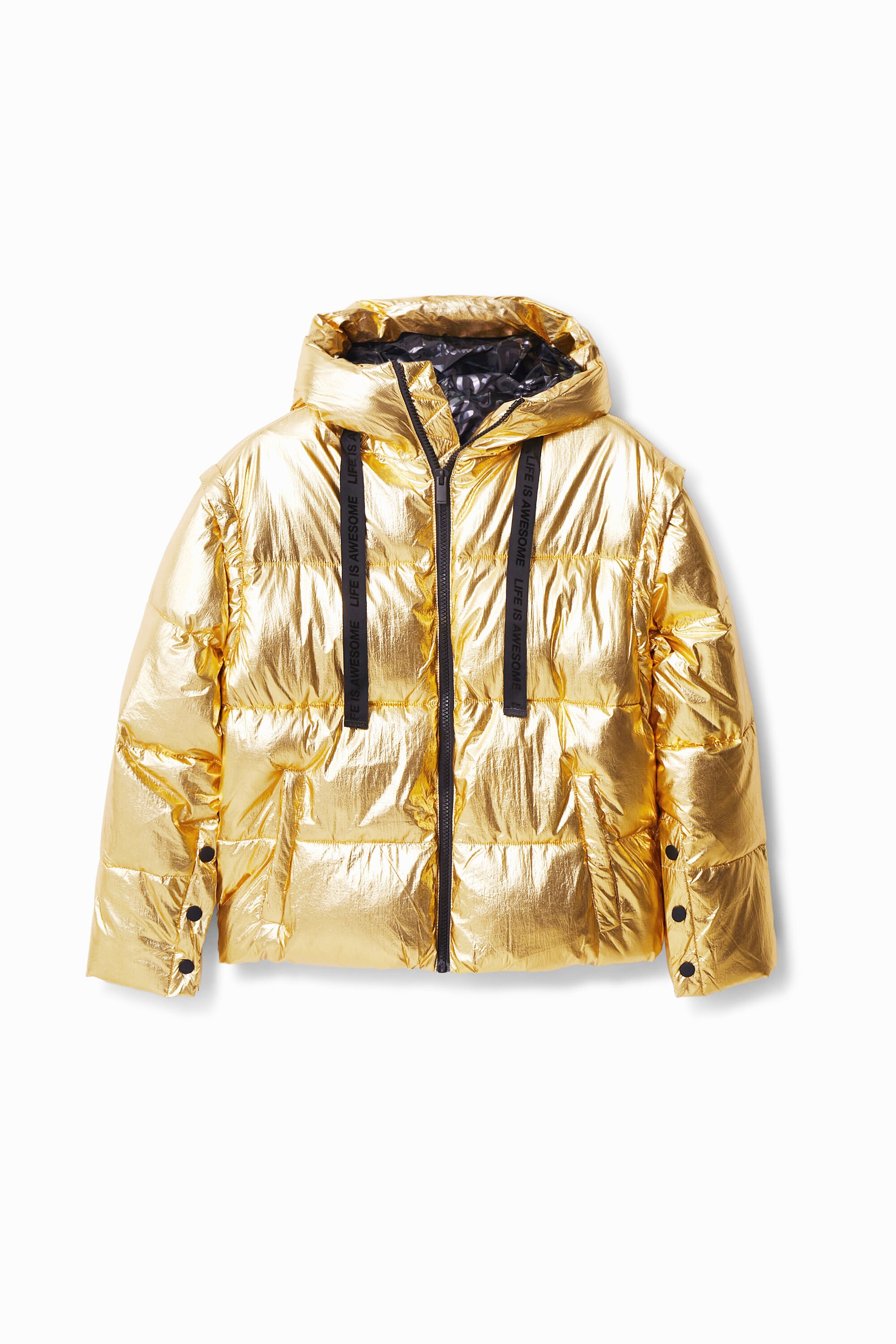 Chaqueta Desigual acolchada para hombre con mangas desmontables
