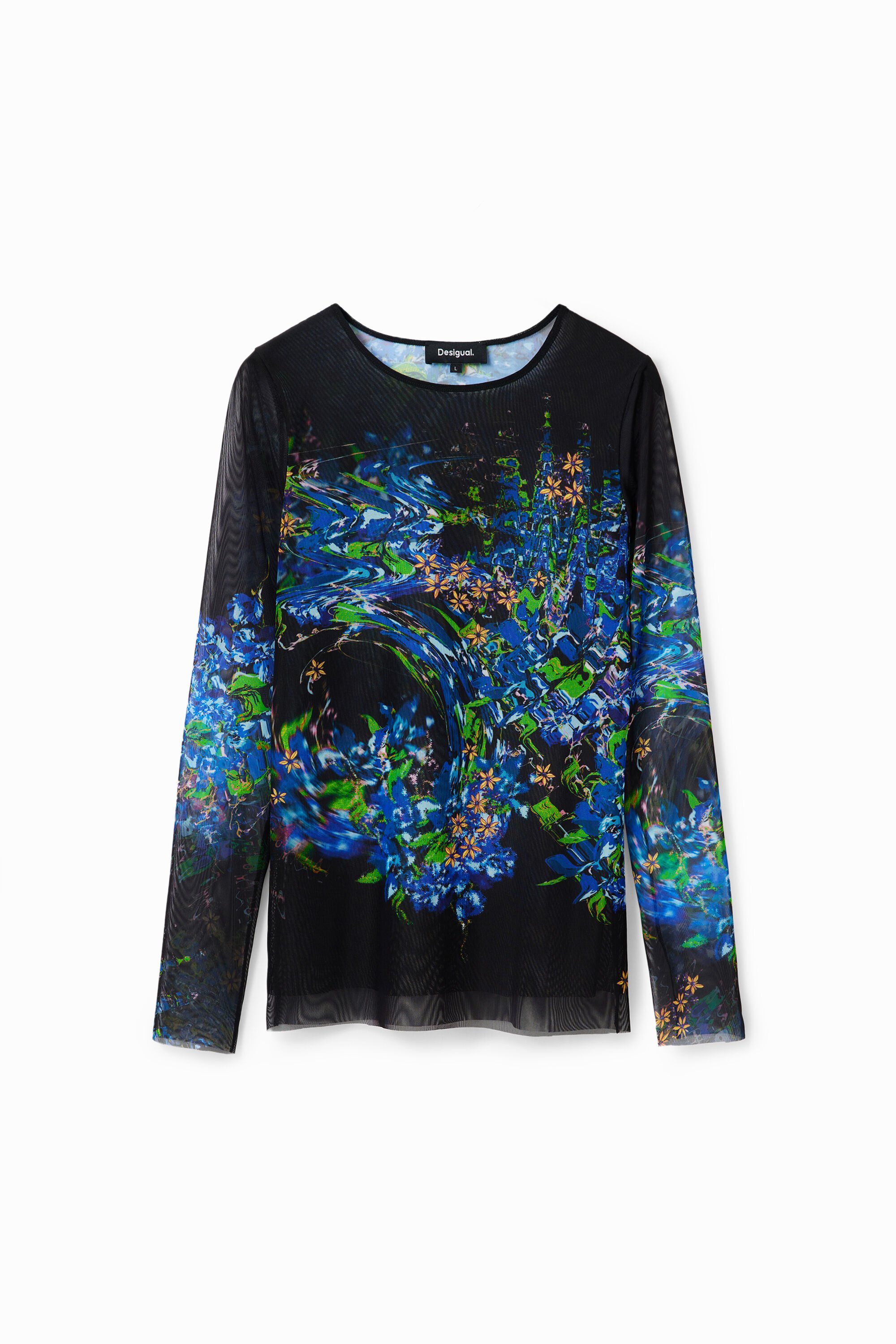Camiseta Desigual de Tul Floral