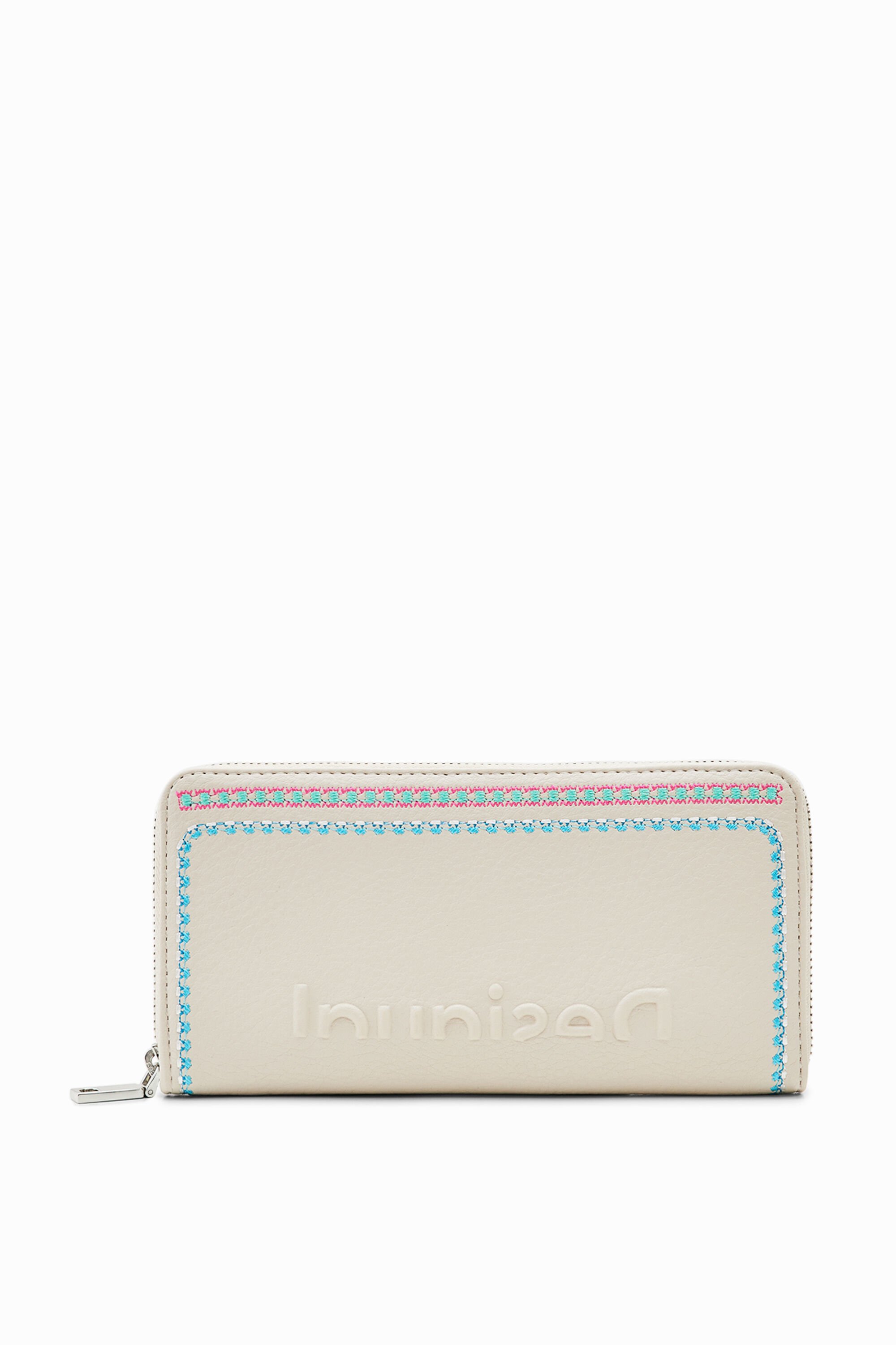 Cartera Grande Desigual Bordados Cartera Grande Desigual Bordados