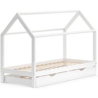 Cama En Forma De Casa Wiki 90x200 Cm Con Cama De Invitados Vitalispa
