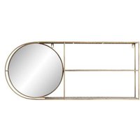 Espejo decorativo de metal, 80x13x35 Espejo decorativo de metal, 80x13x35