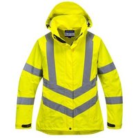 Chaqueta Impermeable y Transpirable de Alta Visibilidad para Mujer