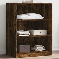 Armario De Almacenamiento Roble Ahumado 77x48x102 Cm