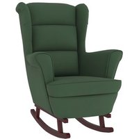 Sillón Balancín Relax | Patas de Madera | Terciopelo