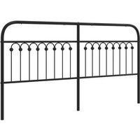 Cabecero de Cama de Metal Negro 180 cm CFW7524552