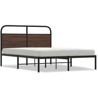 Cama Matrimonial 140x190 cm Madera Roble CFW82440