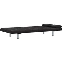 Sofá Cama Ajustable Negro CFW135360