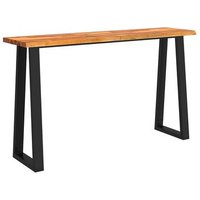 Mesa Auxiliar de Acacia Maciza 140x40x80 Cm