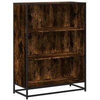 Estantería de Madera Roble Ahumado 80,5x35x107,5 Cm