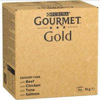 Purina Gourmet Gold Tartelette Comida Húmeda Gato Surtido 96x85gr