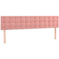 Pack 2 unidades Cabeceros de cama - Panel de cabeceras de terciopelo 90x5x78/88 cm Cfw779951