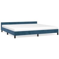 Estructura de Cama Matrimonial con Cabecero Terciopelo 200x200 Cm