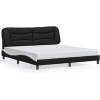 Cama Matrimonial con Cabecero de Cuero Sintético