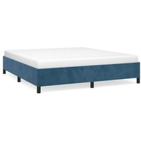 Cama Matrimonial Estructura De Terciopelo 180x200 Cm Cfw538330