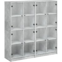Estantería Librería Armario De Libros Con Puertas Madera Cfw760233