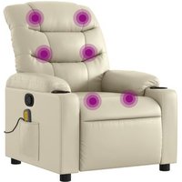 Sillón Reclinable De Masaje Cuero Sintético