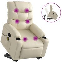 Sillón Reclinable Masaje Cuero Artificial