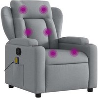 Sillón Reclinable de Masaje Gris Sillón Reclinable de Masaje Gris