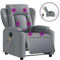 Sillón reclinable de masaje eléctrico con tela, ref: cfw792565 Sillón reclinable de masaje eléctrico con tela, ref: cfw792565