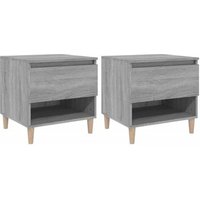 Mesita Auxiliar Contrachapada Gris 50x46x50 Cm Mesita Auxiliar Contrachapada Gris 50x46x50 Cm