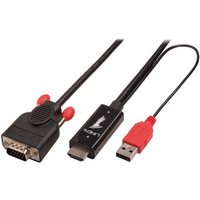Adaptador de Cable Lindy 41457 HDMI a VGA con USB Adaptador de Cable Lindy 41457 HDMI a VGA con USB