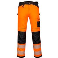 Pantalones de Trabajo Portwest con 10 Bolsillos y Cinta Reflectante