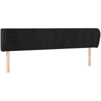 Cabecero de cama de terciopelo 163x23x78/88 cm CFW320309