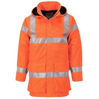 Chaqueta Ligera Bizflame Rain Alta Visibilidad Ignífuga Antiestática