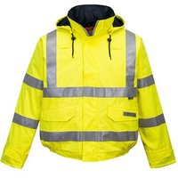Cazadora de Alta Visibilidad Bizflame Rain Resistente a la Llama y Antiestática