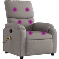 Sillón De Masaje Reclinable Taupé 181cm