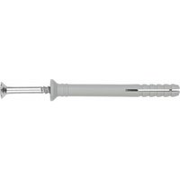 Taco Clavable De Poliamida 66 Y Tornillo Inoxidable A2 6x40