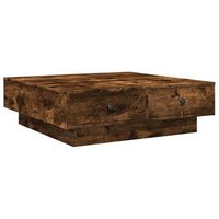 Mesa Auxiliar Roble Ahumado 90x90x28 Cm