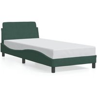 Cama Individual con Cabecero de Terciopelo 90x190 cm Cfw702268