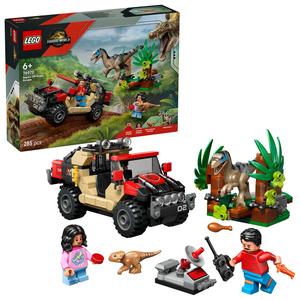 LEGO Jurassic World Huida en Todoterreno y Raptor al Acecho 76972