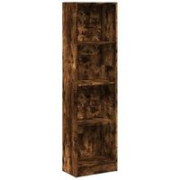 Estantería Librería Roble Ahumado 40x24x143 Cm