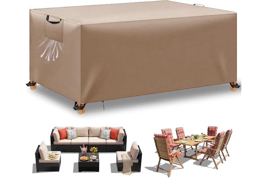 Funda para Muebles de Jardín Exterior Impermeable Tela Oxford 420D Funda para Muebles de Jardín Exterior Impermeable Tela Oxford 420D