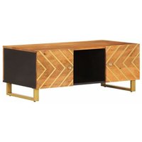 Mesa Centro Madera Mango 100x54x40 Cm