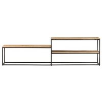 Mueble para TV de madera maciza de mango 180x30x50 cm