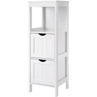 Mueble de almacenamiento de madera para baño con 2 cajones Mueble de almacenamiento de madera para baño con 2 cajones