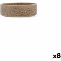 Bol Ariane Cerámica Beige 16 Cm (8 Unidades) Bol Ariane Cerámica Beige 16 Cm (8 Unidades)