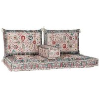 Juego de 4 sillones Dkd Home Decor de Algodón Juego de 4 sillones Dkd Home Decor de Algodón