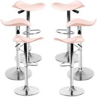 Pack 6 Taburetes Rox de Polipiel 83x37x37 cm