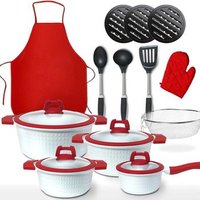 Batería de Cocina 22 Piezas Vitro Inducción Gridinlux