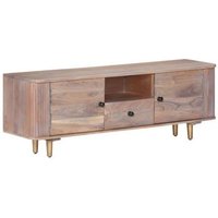 Mueble TV Madera Maciza Acacia 118x30x40 cm