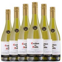Pack 6 Botellas Vino Blanco Casillero Del Diablo Joven 75cl