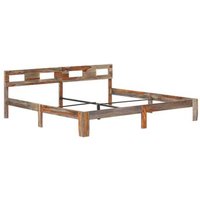 Estructura de cama de madera maciza de Sheesham 200x200 cm CFW323538